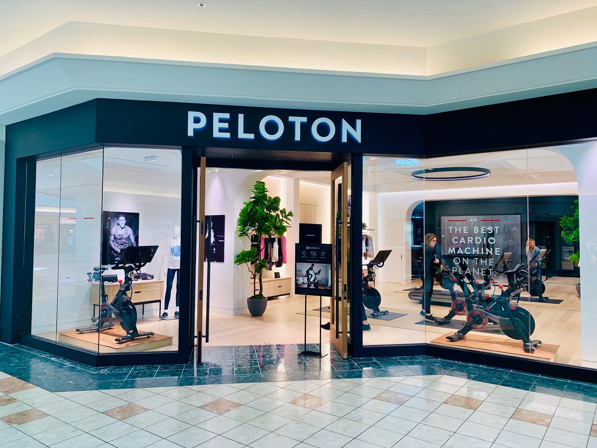 Peloton Storefront at The Gardens Mall