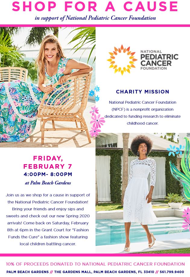 Lilly Pulitzer Shop For A Cause In Support Of Npcf The Gardens